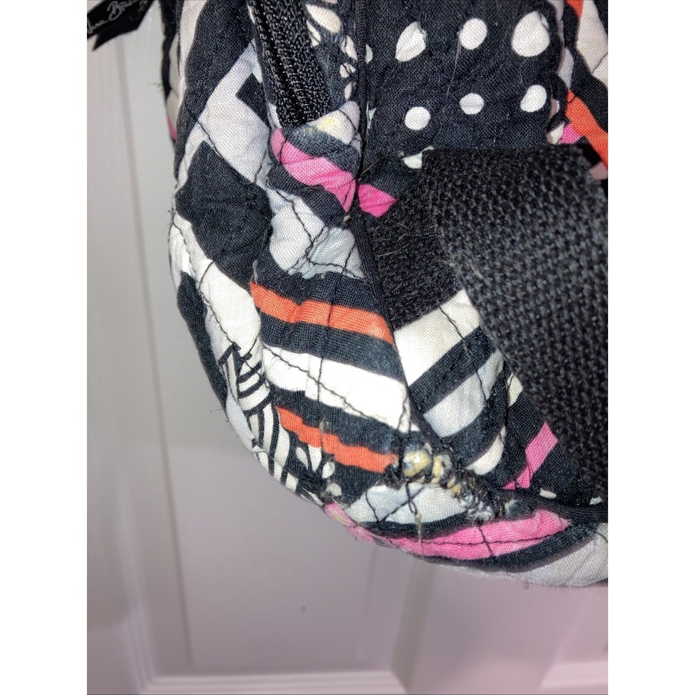 Vera Bradley Tech backpack Concerto pattern Black, White, Pink, Orange Quilted - Picture 5 of 9